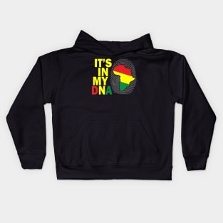 It's in my DNA, Black History, African, Black Lives Matter Kids Hoodie